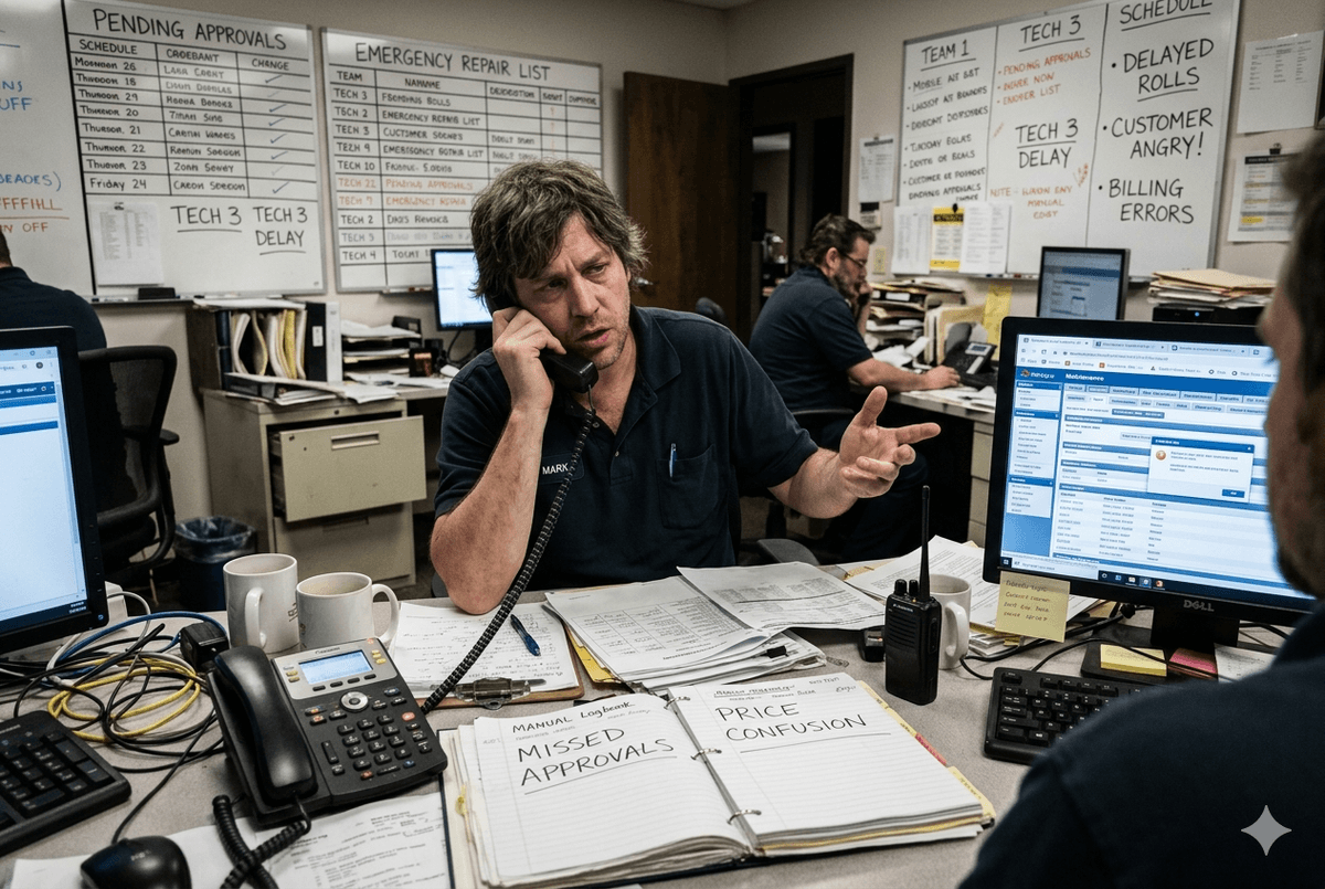 Repair shop management challenges