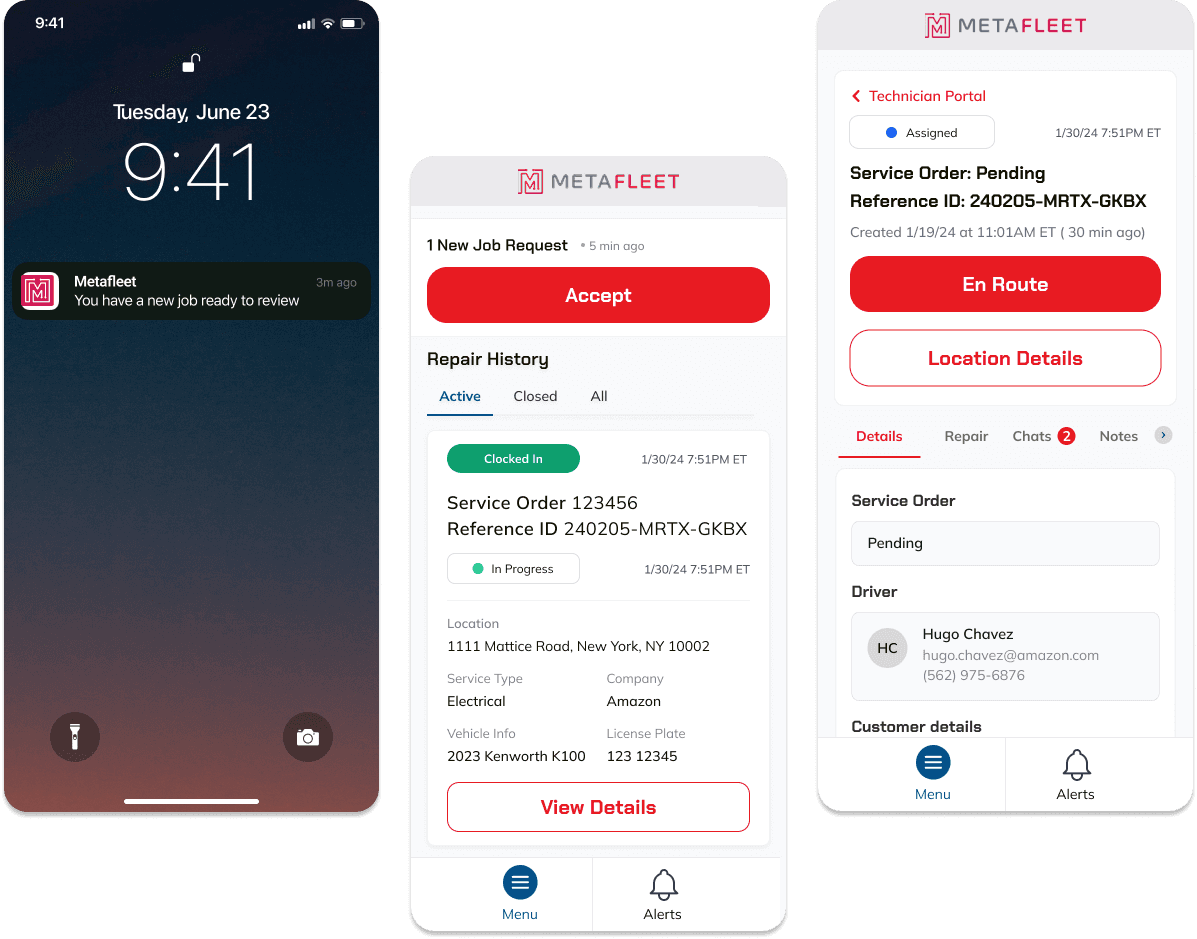 Mobile App for Technicians